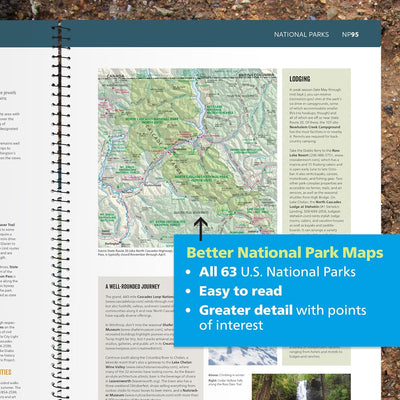 2026 USA Road Atlas & National Parks Guide
