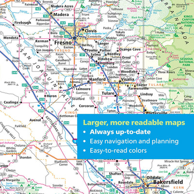 2026 USA Road Atlas & National Parks Guide