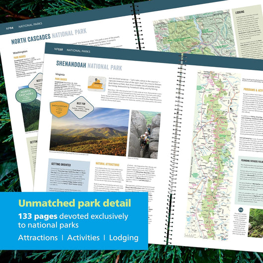 2026 USA Road Atlas & National Parks Guide