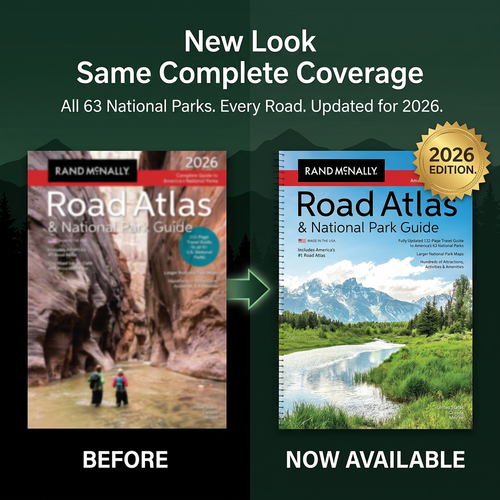 2026 USA Road Atlas & National Parks Guide